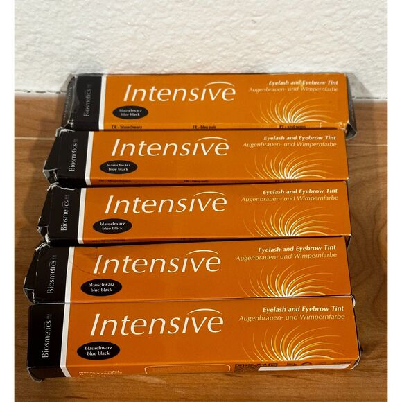 Pack of 5 Intensive Eyelash & Eyebrow Tint Dye Tube - Blue Black - 5 MG - Picture 1 of 3